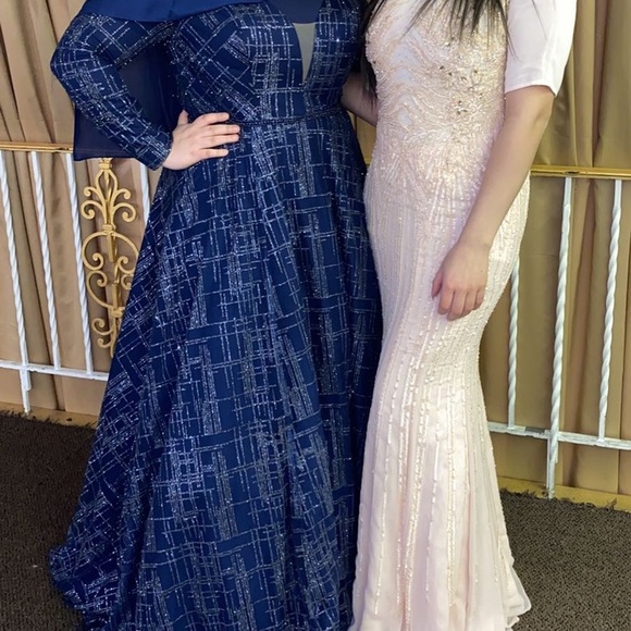 Blue Plus Size Dress